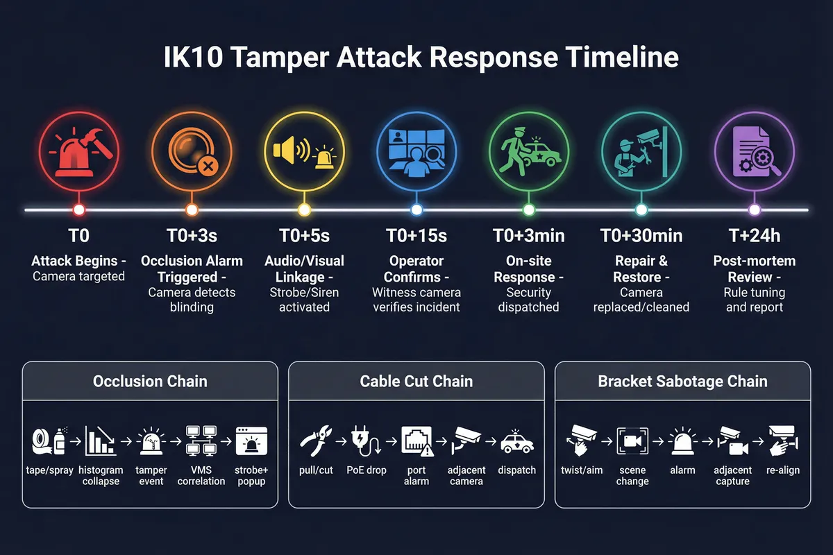 IK10 Tamper Attack Response Timeline