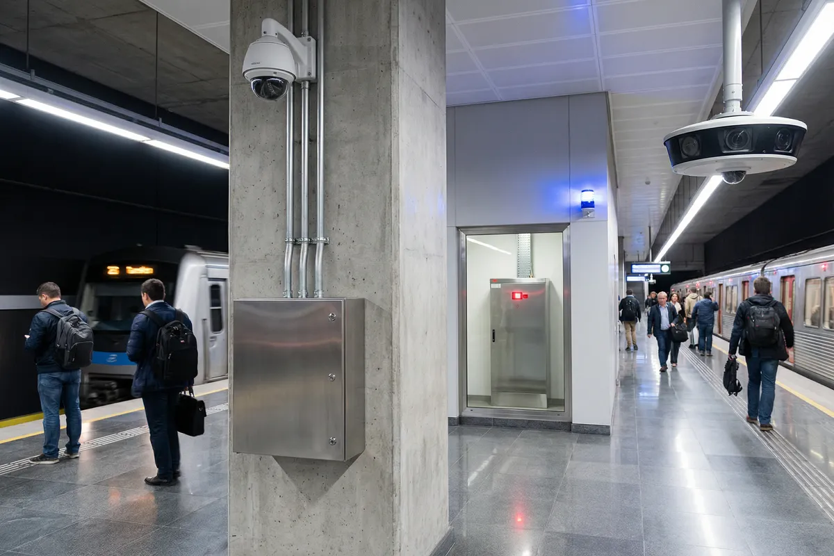 Metro Station Platform IK10 Surveillance