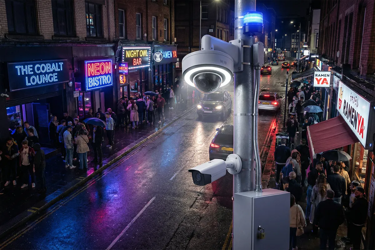 Night Economy Street IK10 Surveillance