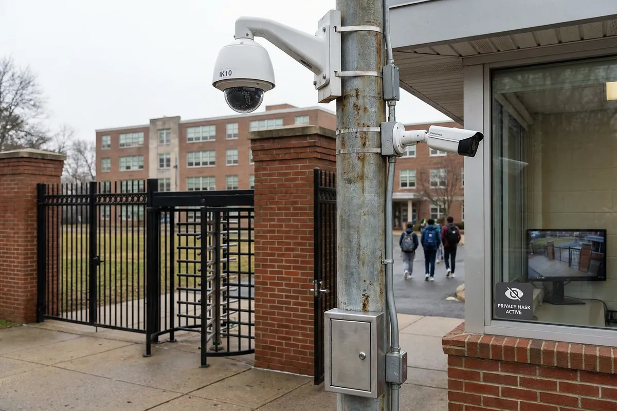 School Entrance IK10 Surveillance