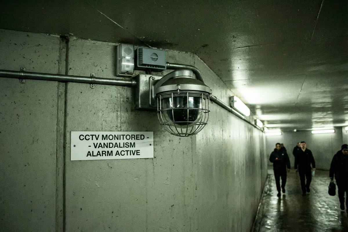 Underground Tunnel IK10 Surveillance