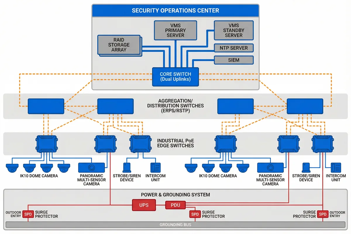 IK10 System Network Topology Diagram