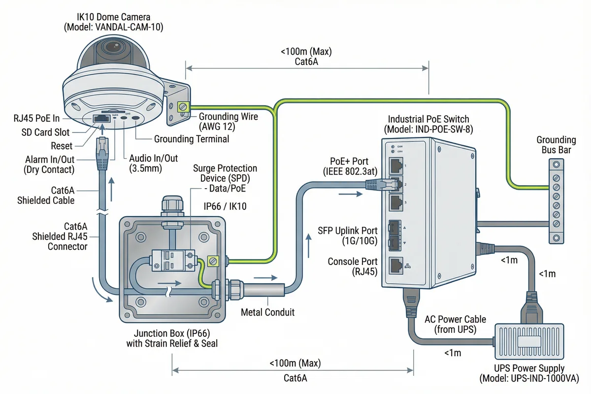IK10 Camera Device Wiring Diagram
