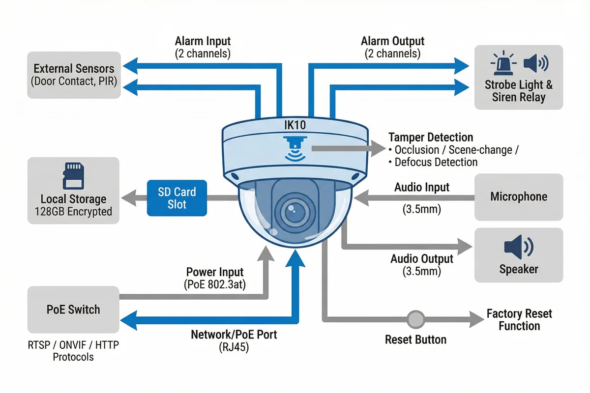 IK10 Camera Interface Logic Diagram