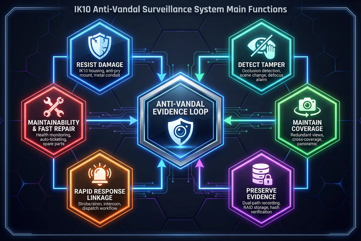 IK10 System Main Functions Diagram